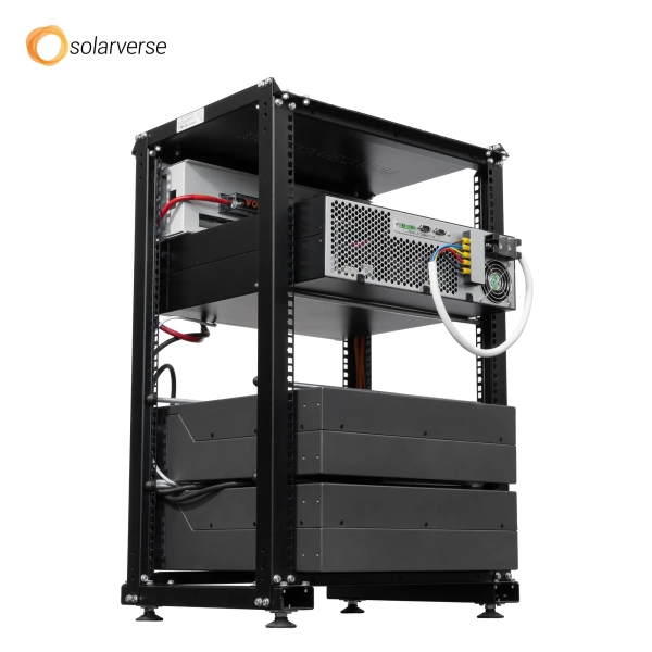Купити Система зберігання енергії Solarverse SVR20-1SV5K1-LES10.2K1-1 5kW 10.2kWh 2BAT LiFePO4 6000 циклів (SVR20-1SV5K1-LES10.2K1-1) - фото 9