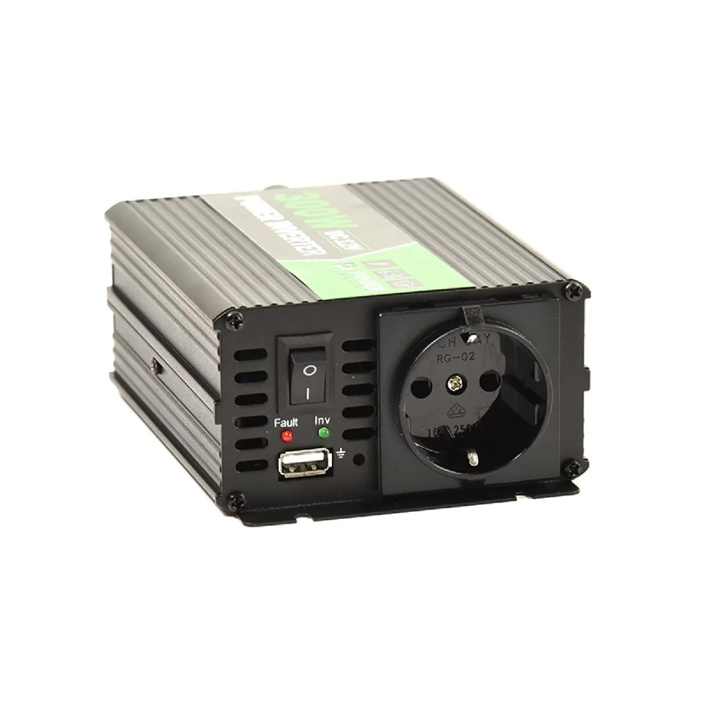 Автомобільний інвертор PowerPlant HYM300-122, 12V - Фото 3