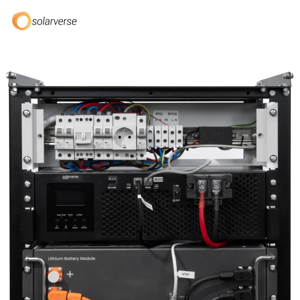Купити Система зберігання енергії Solarverse SVR20-1SV5K1-LES15.3K1-1 5kW 15.4kWh 3BAT LiFePO4 6000 циклів (SVR20-1SV5K1-LES15.3K1-1) - фото 11