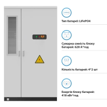 Купить Блок батарей GSL-BESS-418K 209kW 418kWh 665V 628Ah LiFePO4 IP55 Liquid Cooling - фото 4