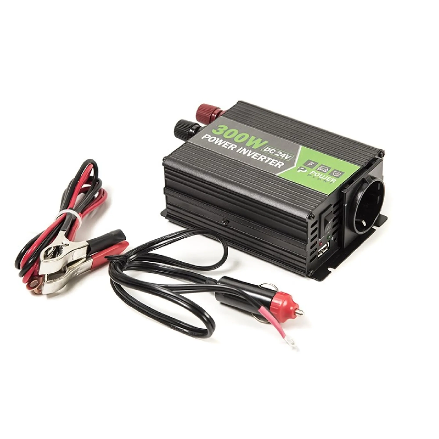 Автомобільний інвертор PowerPlant HYM300-242, 24V - Фото 7