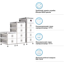 Купити Блок батарей Solis FlexCore-ID 200kWh 640V 314Ah LiFePO4 (FlexCore-ID-200kWh) - фото 2