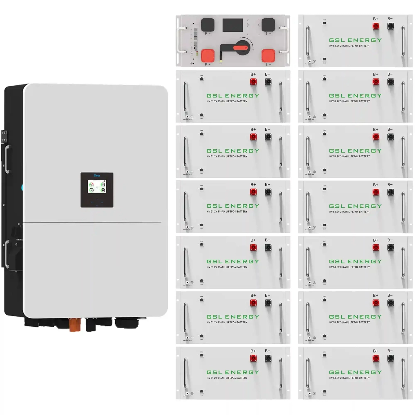 Купить Система хранения энергии DEYE SV-3DE80K1-HGS209K1-1 80kW 209kWh 1BAT LiFePO4 ≥10000 циклов - фото 2