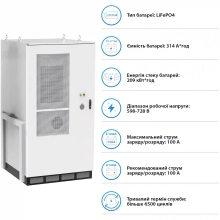 Купить Система хранения энергии DEYE SV-3DE80K1-HGS209K2-1 80kW 209kWh 1BAT LiFePO4 ≥6500 циклов - фото 5