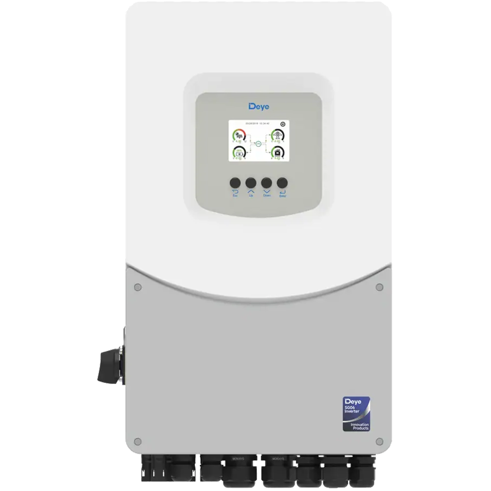 Купить Гибридный инвертор DEYE SUN-7.6K-SG06LP1-EU-BM3 7.6kW 48V 2 MPPT 220V Однофазный (SUN-7.6K-SG06LP1-EU-BM3) - фото 1