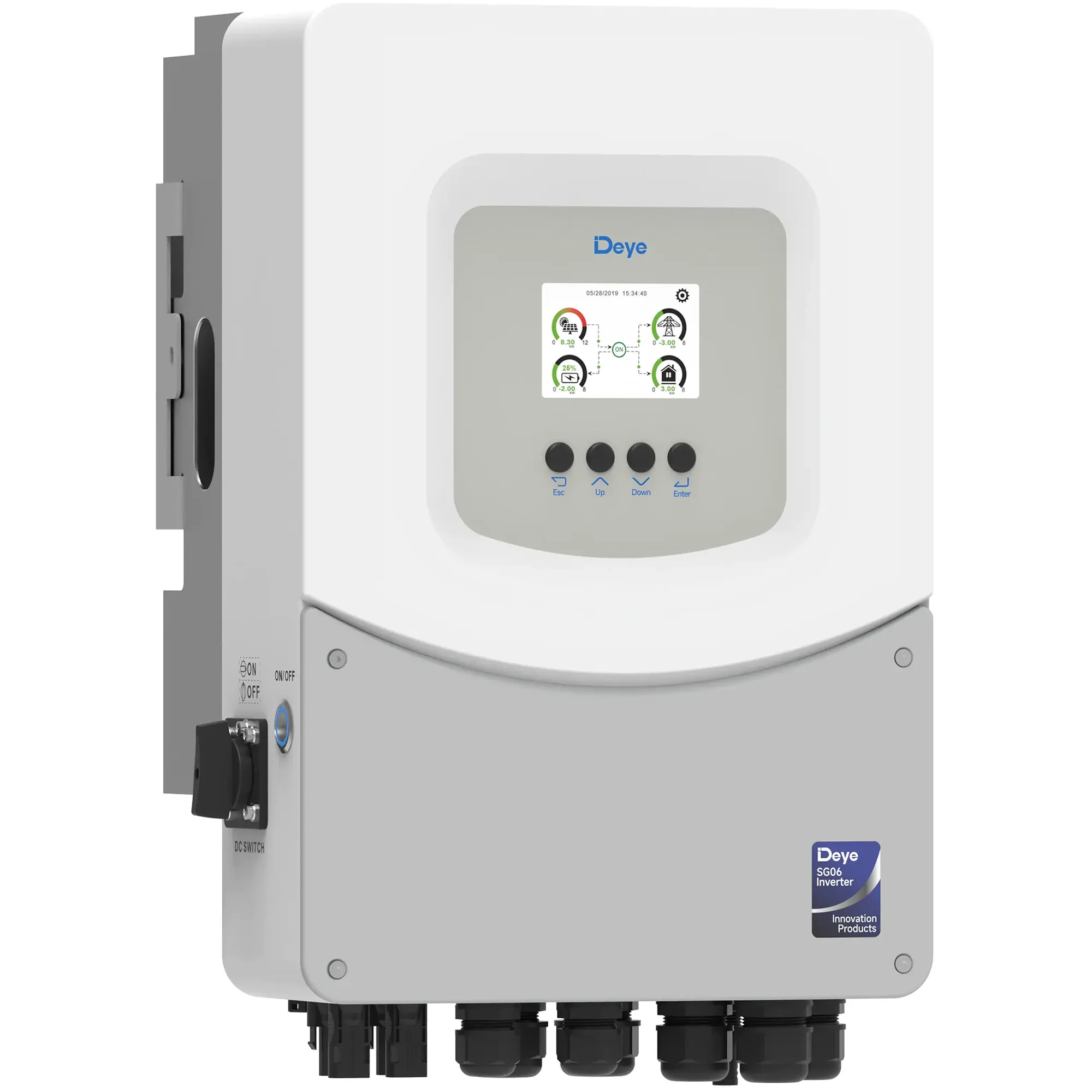 Купить Гибридный инвертор DEYE SUN-3K-SG06LP1-24-EU-BM1 3kW 24V 1 MPPT 220V Однофазный (SUN-3K-SG06LP1-24-EU-BM1) - фото 2