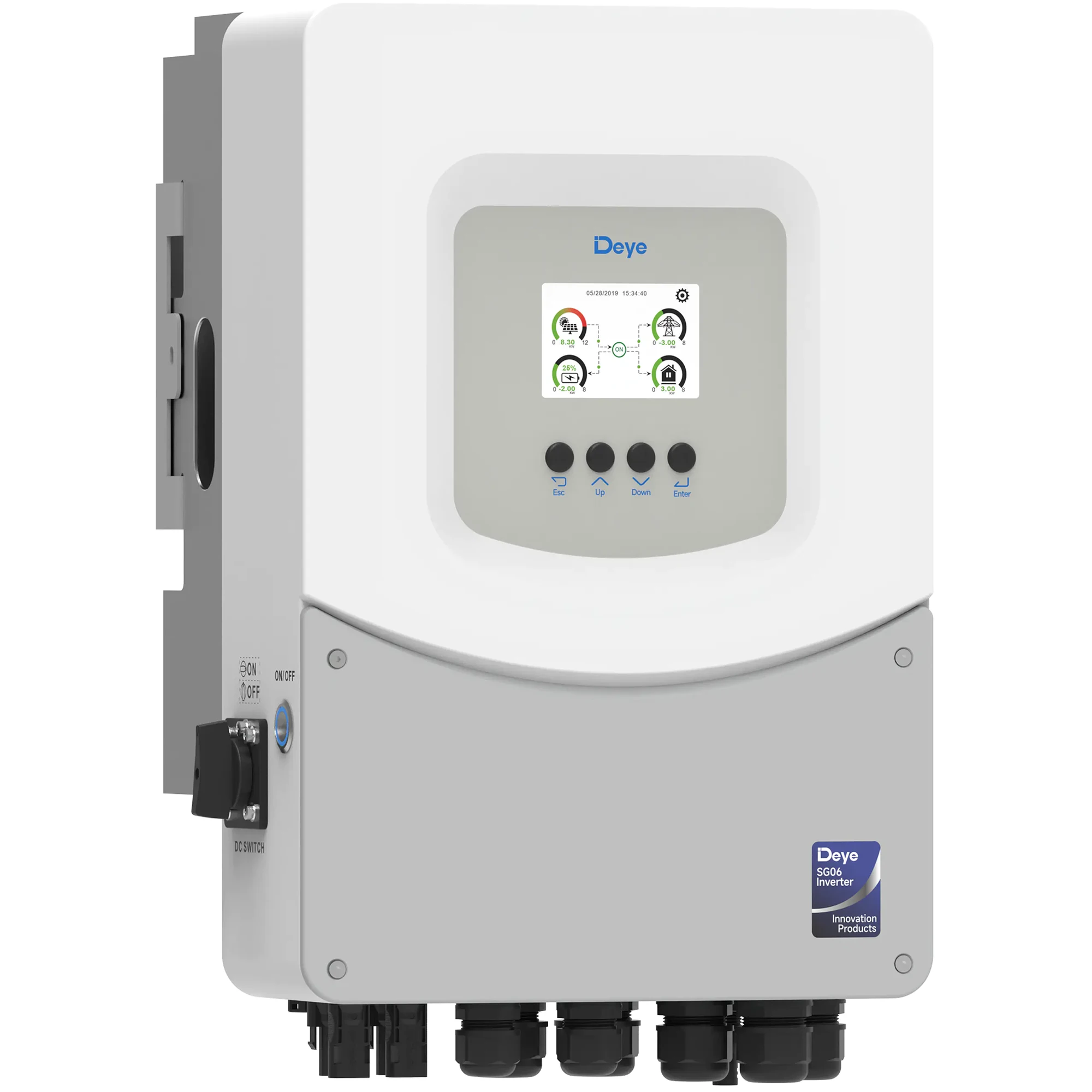Купить Гибридный инвертор DEYE SUN-3.6K-SG06LP1-EU-BM2 3.6kW 48V 2 MPPT 220V Однофазный (SUN-3.6K-SG06LP1-EU-BM2) - фото 2