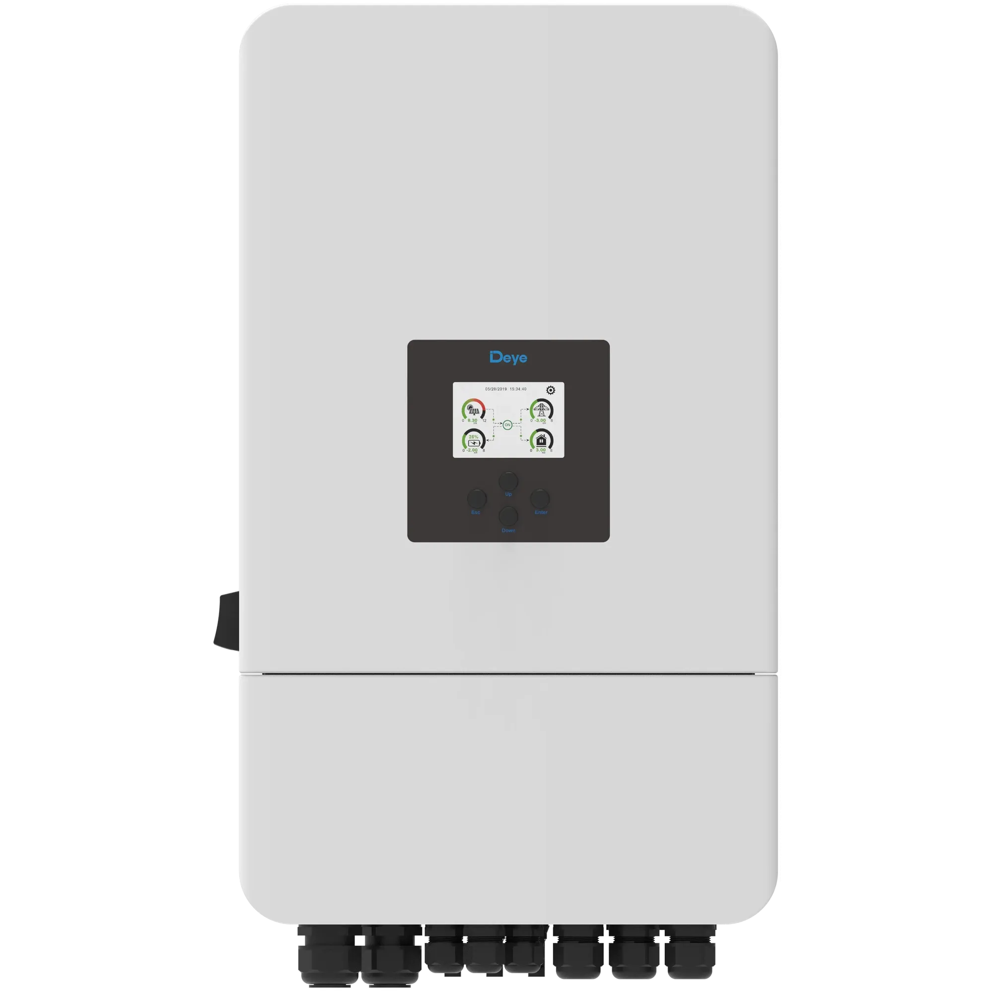 Купить Гибридный инвертор DEYE SUN-6K-SG05LP3-EU-SM2 6KW 48V 2 MPPT Wi-Fi 220/380V Трехфазный (SUN-6K-SG05LP3-EU-SM2) - фото 1