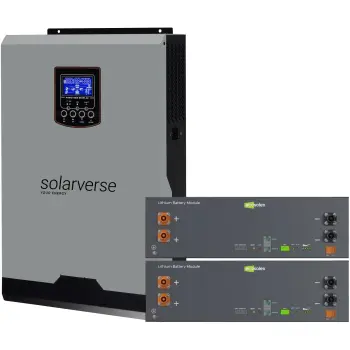 Купить Система хранения энергии Solarverse SV-1SV5K2-LEC10K1-1 5kW 10.2kWh 2BAT LiFePO4 ≥6000 циклов - фото 1