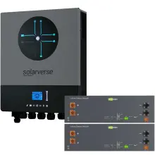 Купить Система хранения энергии Solarverse SV-1SV8K1-LEC10K1-1 8kW 10.2kWh 2BAT LiFePO4 ≥6000 циклов - фото 1
